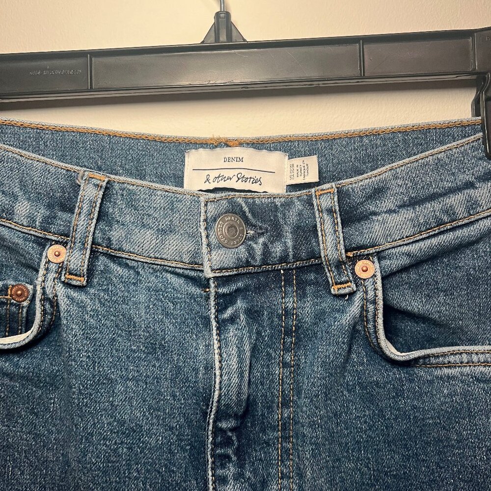 &other stories Favourite Cut Jeans Blue Size 25